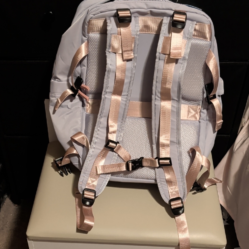 Stylish Gray Travel Backpack - Picture 2 of 13